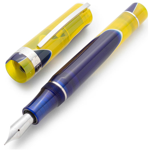 Right view of Visconti Woodstock Peace & Love Pen KP03-07-FPAF