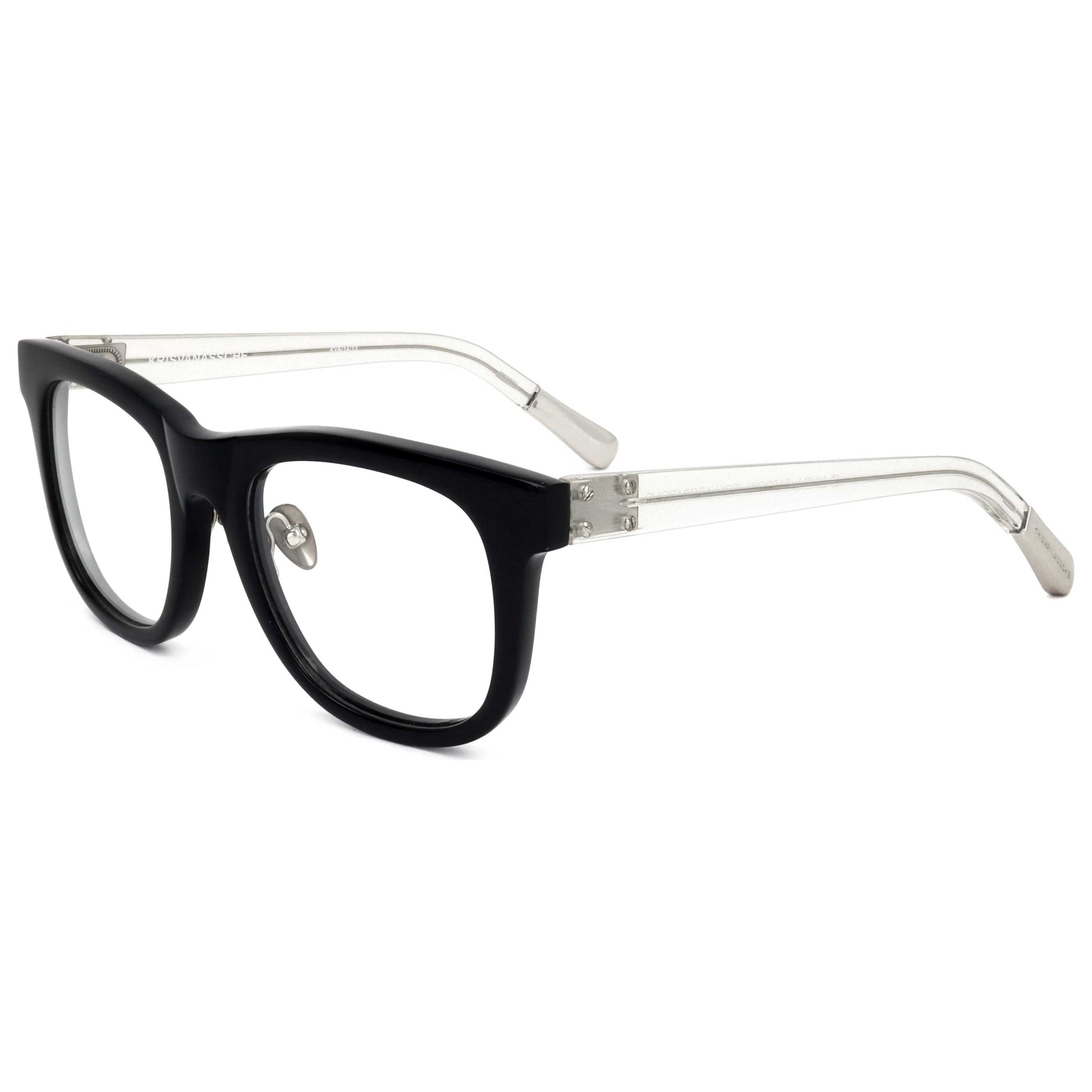 Front view of Linda Farrow Kris Van Assche Men's Opticals KVA14-C12-52