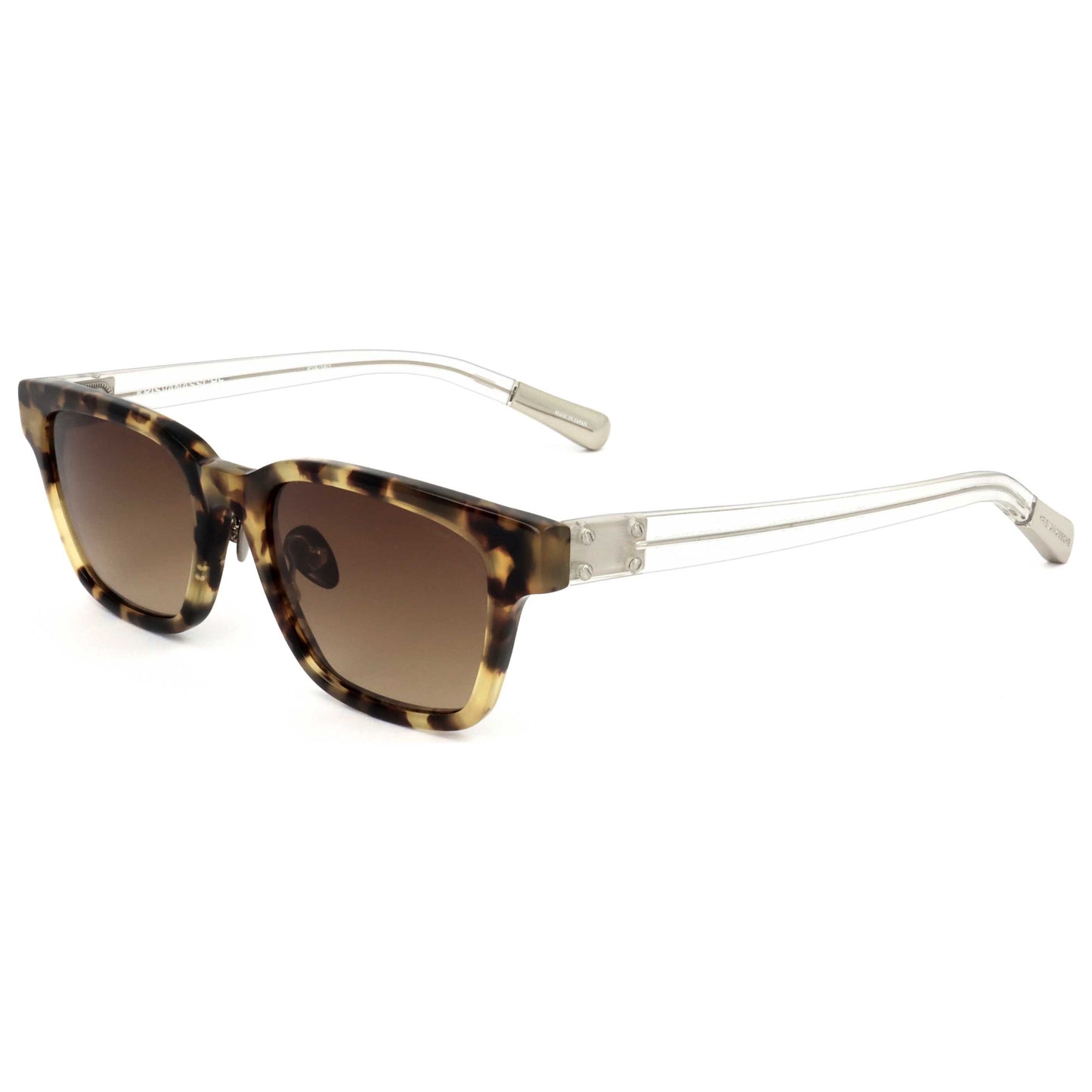 Front view of Linda Farrow Kris Van Assche Men's Sunglasses KVA18-C1-50