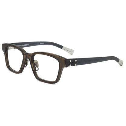 Front view of Linda Farrow Kris Van Assche Men's Opticals KVA18-C12-50