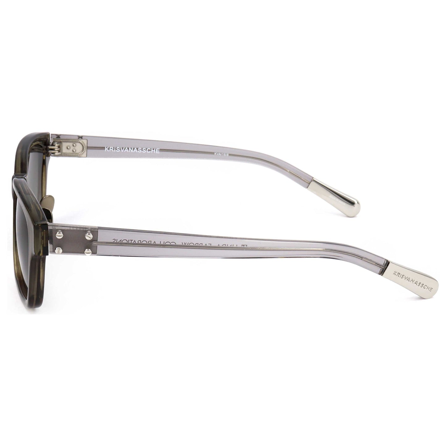 Linda Farrow Kris Van Assche Men's Sunglasses KVA18-C8-50 - Image #3