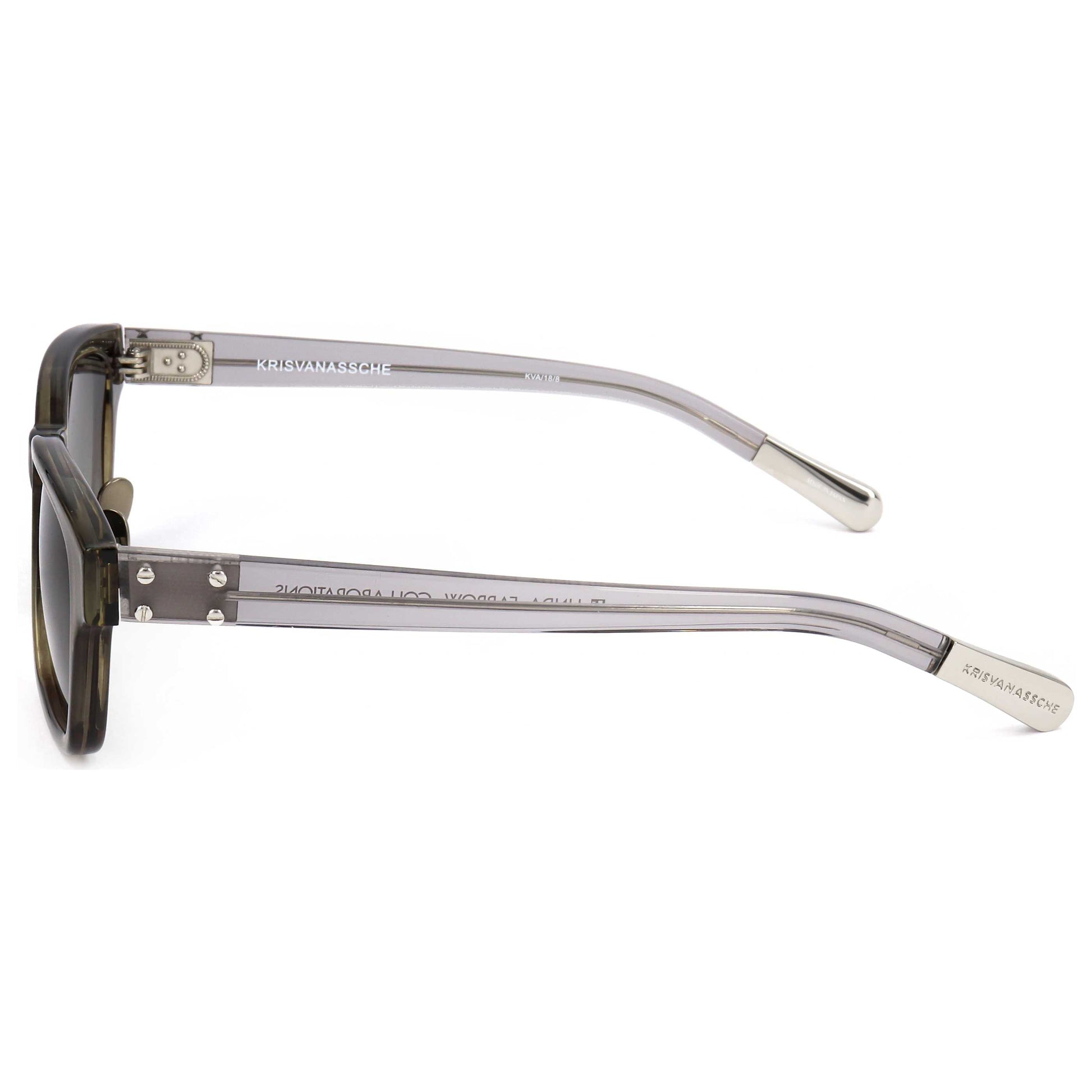 Linda Farrow Kris Van Assche Men's Sunglasses KVA18-C8-50 - Image #3