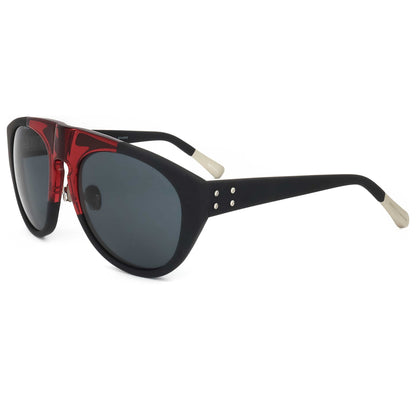 Front view of Linda Farrow Kris Van Assche Men's Sunglasses KVA35-C2-56