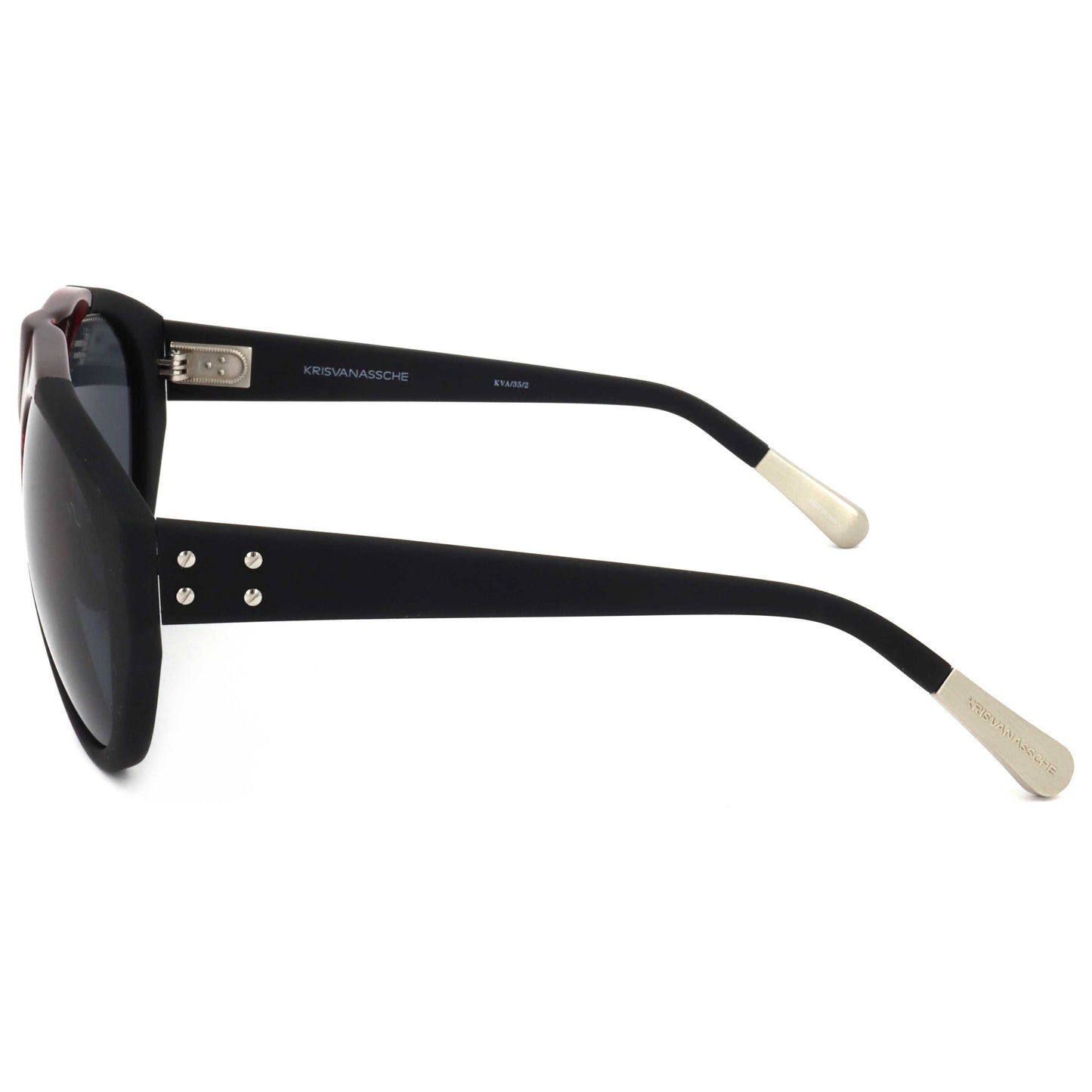 Linda Farrow Kris Van Assche Men's Sunglasses KVA35-C2-56 - Image #3