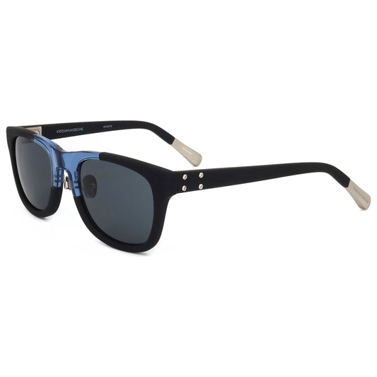Front view of Linda Farrow Kris Van Assche Men's Sunglasses KVA37-C3-50
