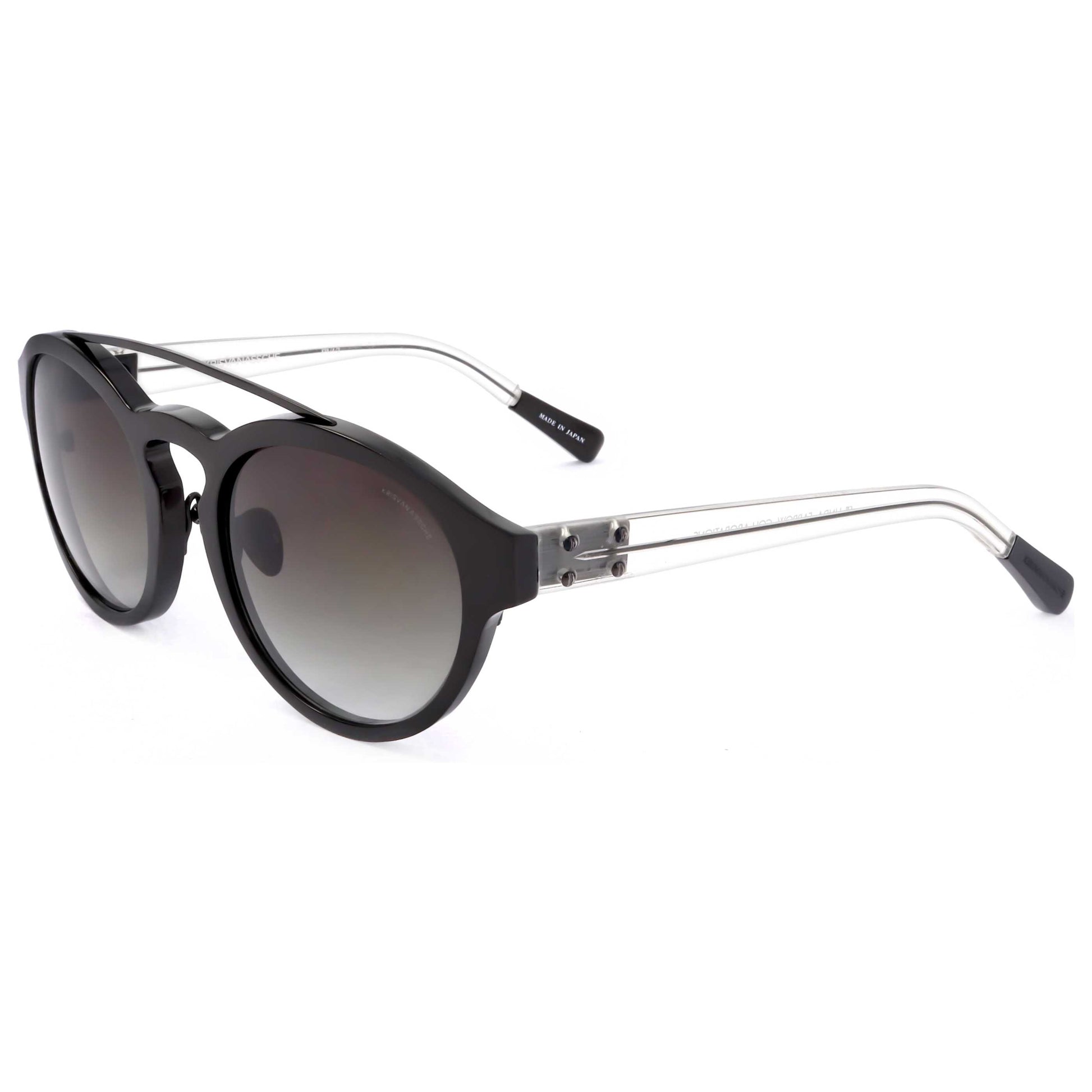 Front view of Linda Farrow Kris Van Assche Men's Sunglasses KVA4-C2
