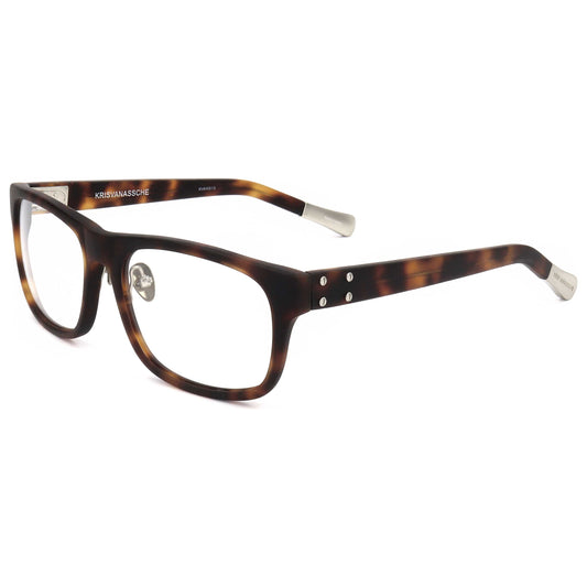 Front view of Linda Farrow Kris Van Assche Men's Opticals KVA43-C13