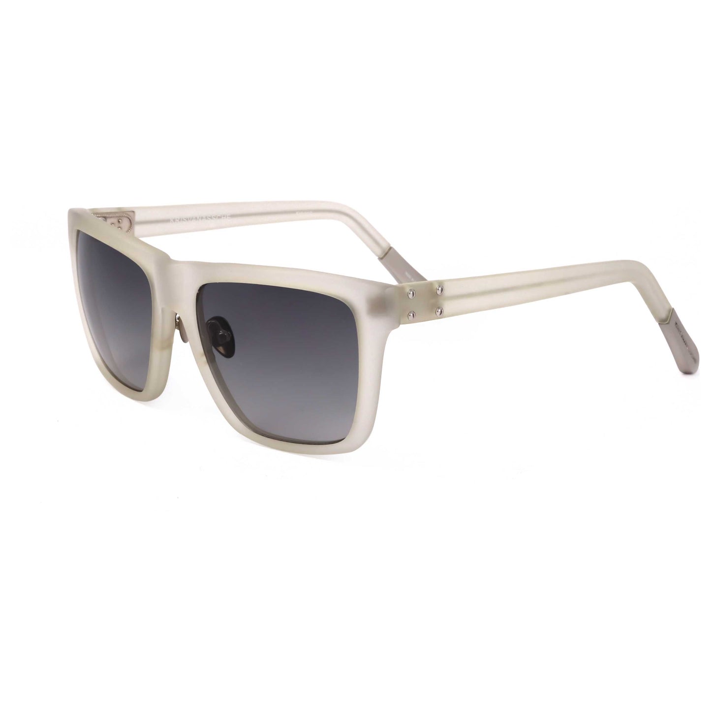 Front view of Linda Farrow Kris Van Assche Men's Sunglasses KVA44-C5-54