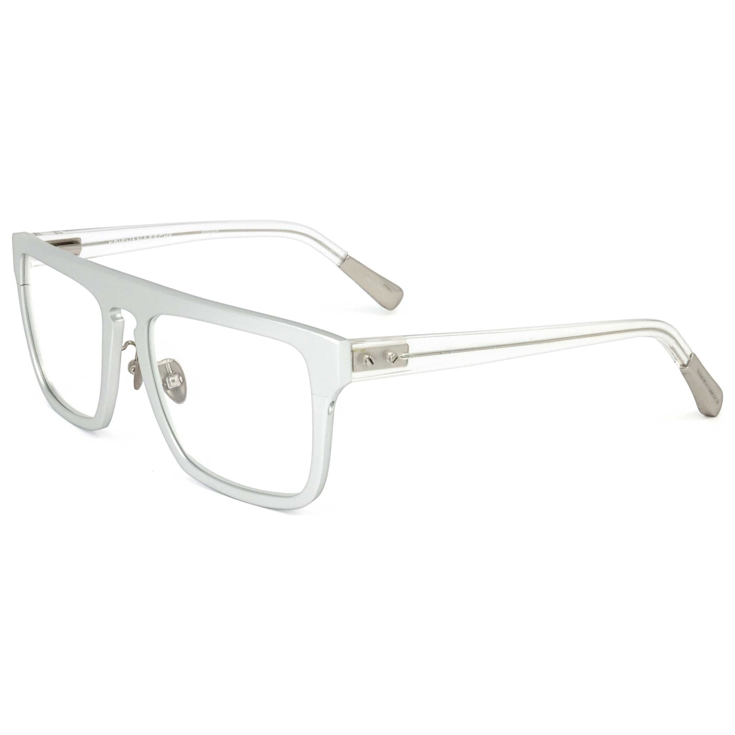 Front view of Linda Farrow Kris Van Assche Men's Opticals KVA52-C9-56