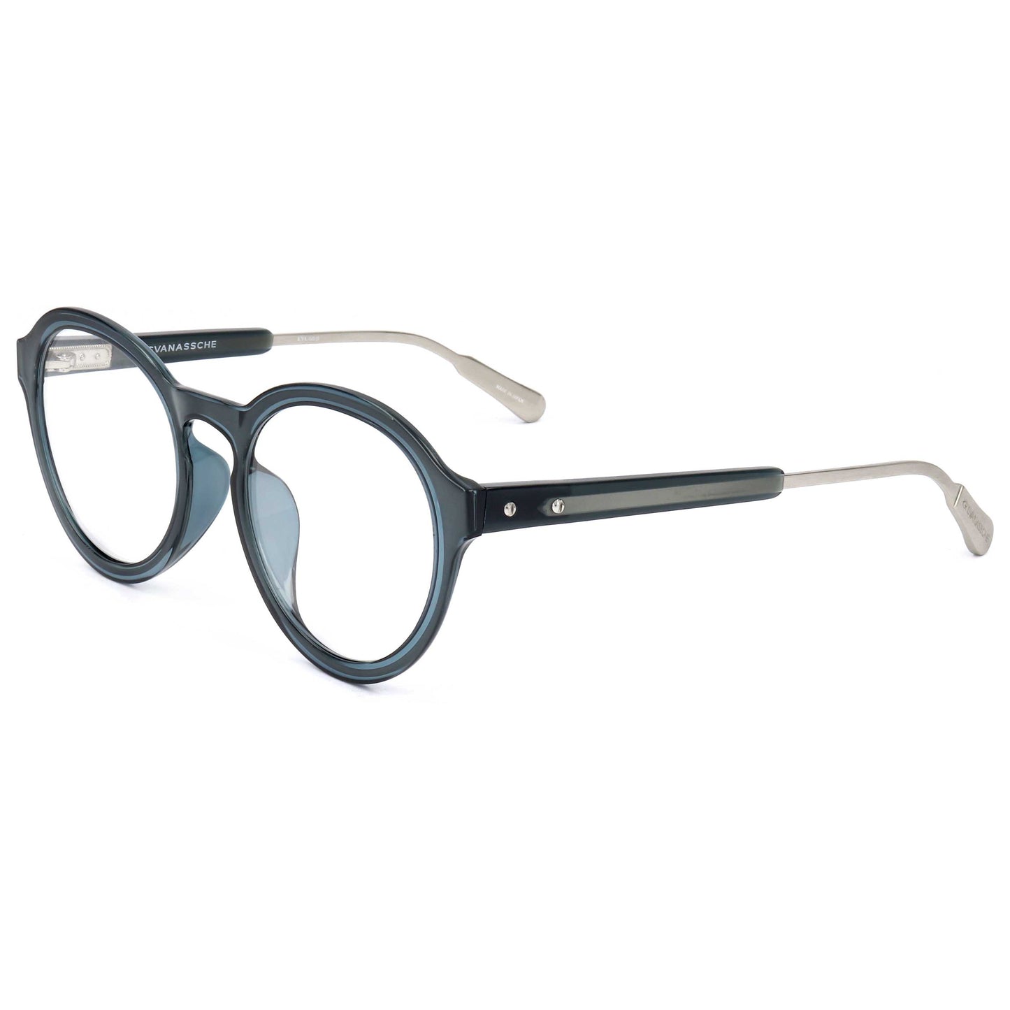 Front view of Linda Farrow Kris Van Assche Men's Opticals KVA60-C8-49