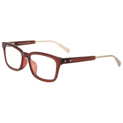 Front view of Linda Farrow Kris Van Assche Men's Opticals KVA67-C3-53