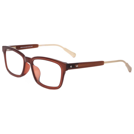 Front view of Linda Farrow Kris Van Assche Men's Opticals KVA67-C3-53