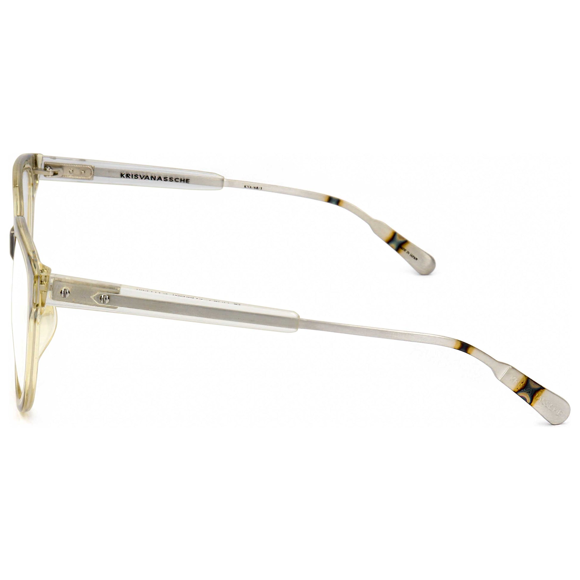 Linda Farrow Kris Van Assche Men's Opticals KVA68-C1-52 - Image #3