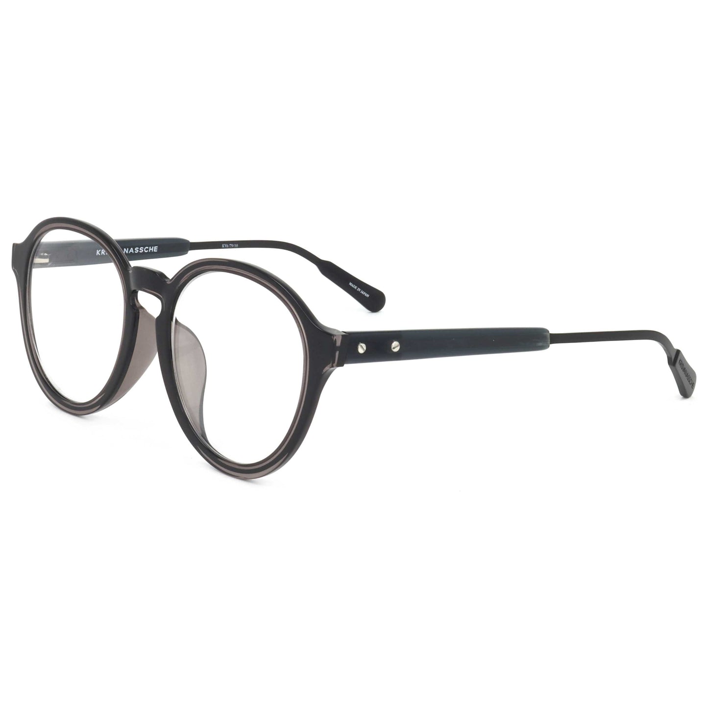 Front view of Linda Farrow Kris Van Assche Men's Opticals KVA79-C10-51