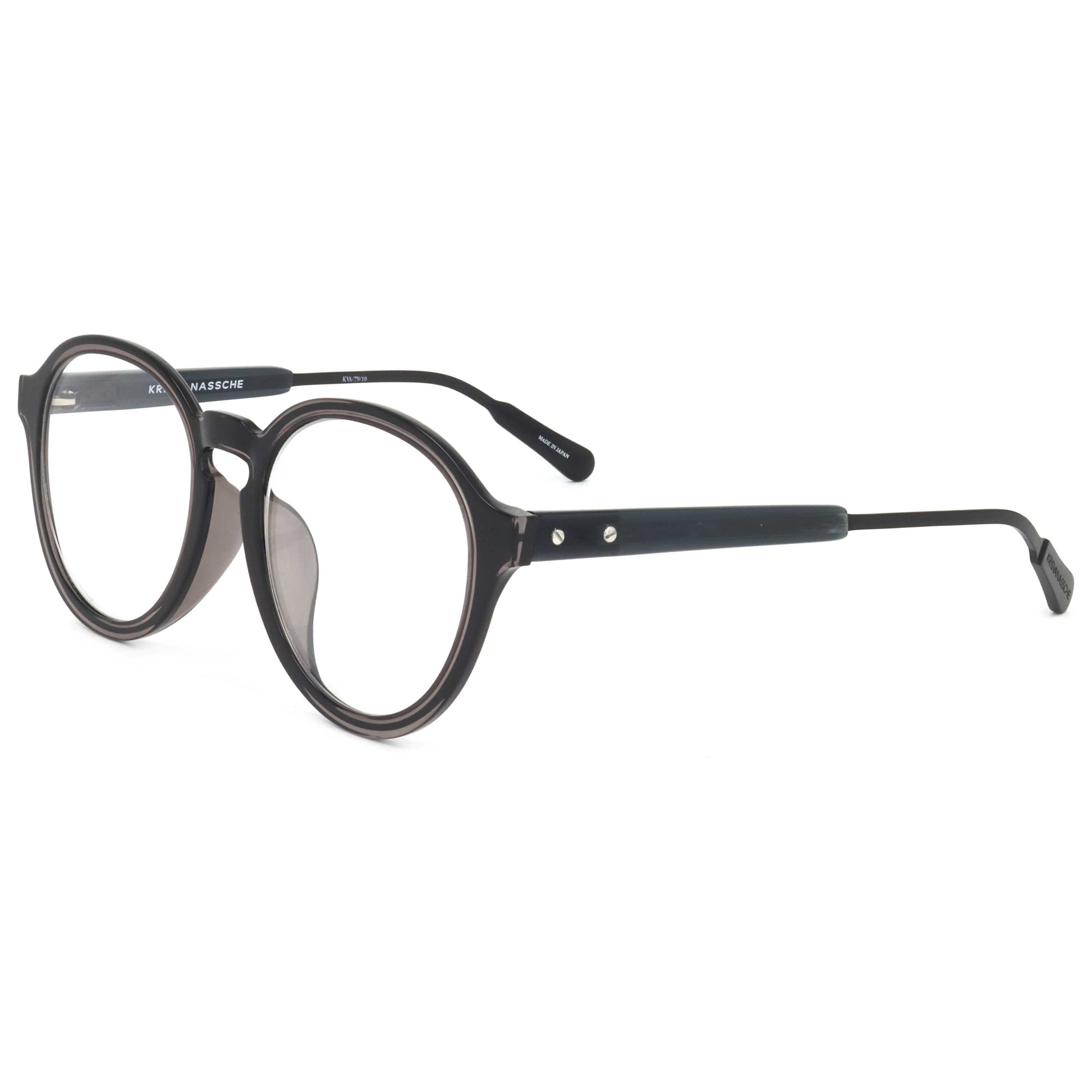 Front view of Linda Farrow Kris Van Assche Men's Opticals KVA79-C10-51