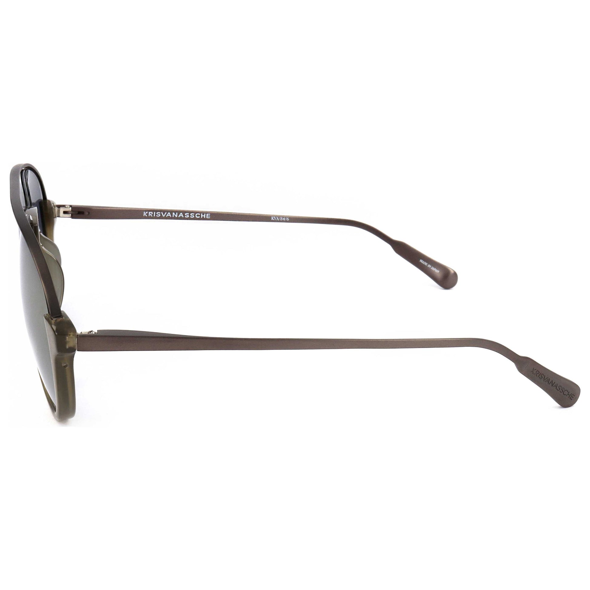 Linda Farrow Kris Van Assche Men's Sunglasses KVA84-C6-55 - Image #3