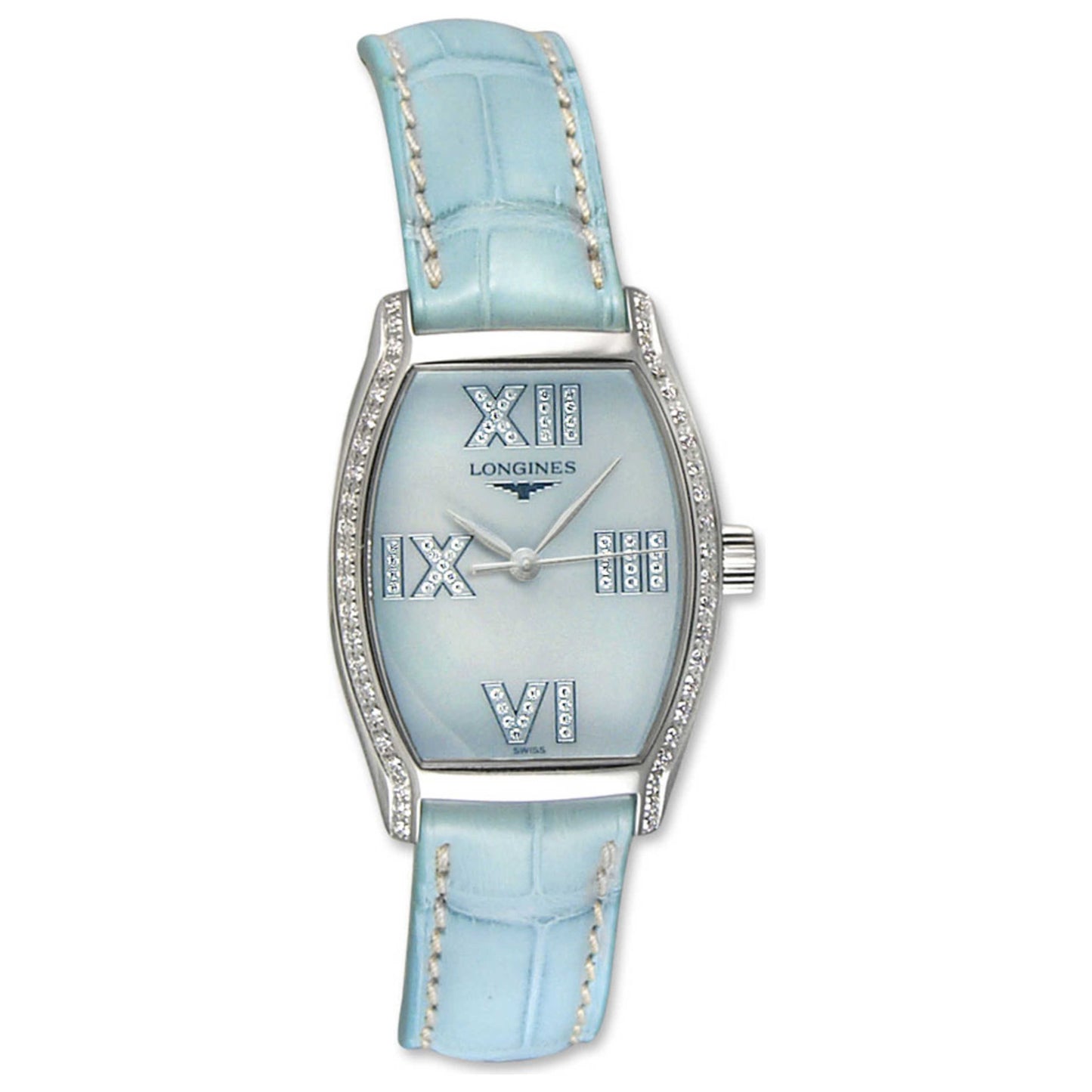 Front view of Longines Evidenza Women's Watch L2-155-0-87-2-SDV