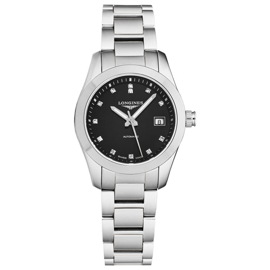 Front view of Longines Conquest Women's Automatic Watch L22854586