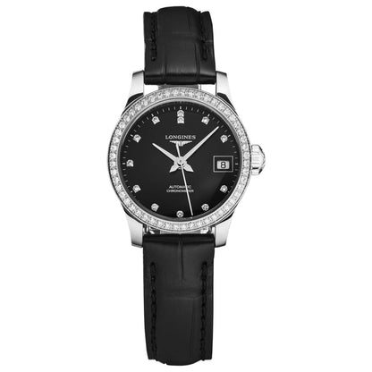 Front view of Longines Record Women's Automatic Watch L23200572