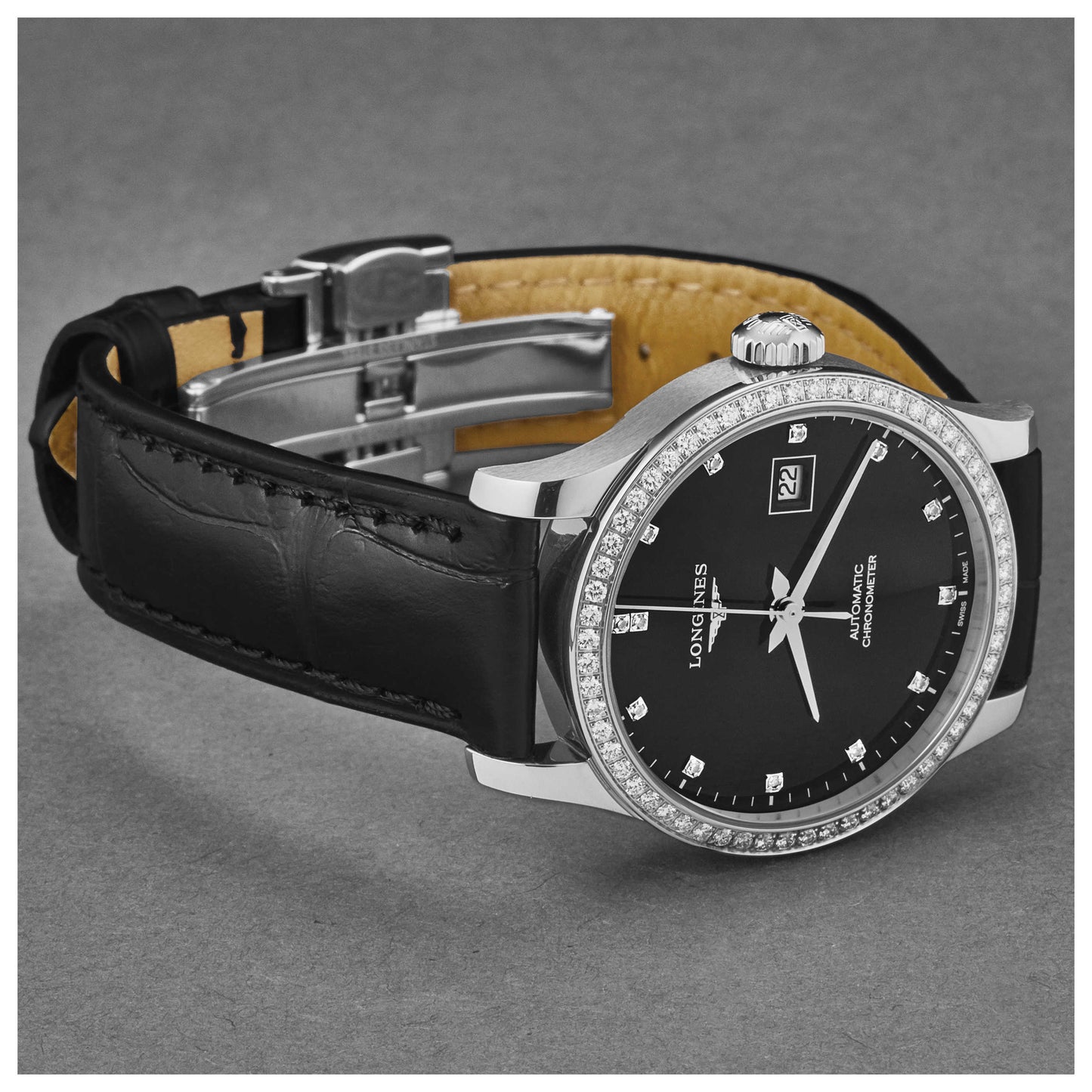 Longines Record Women's Automatic Watch L23210572 - Image #2