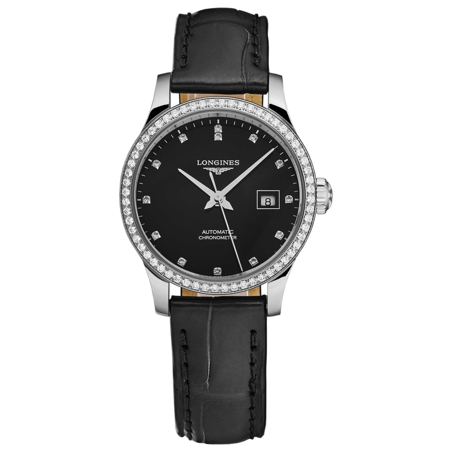 Front view of Longines Record Women's Automatic Watch L23210572