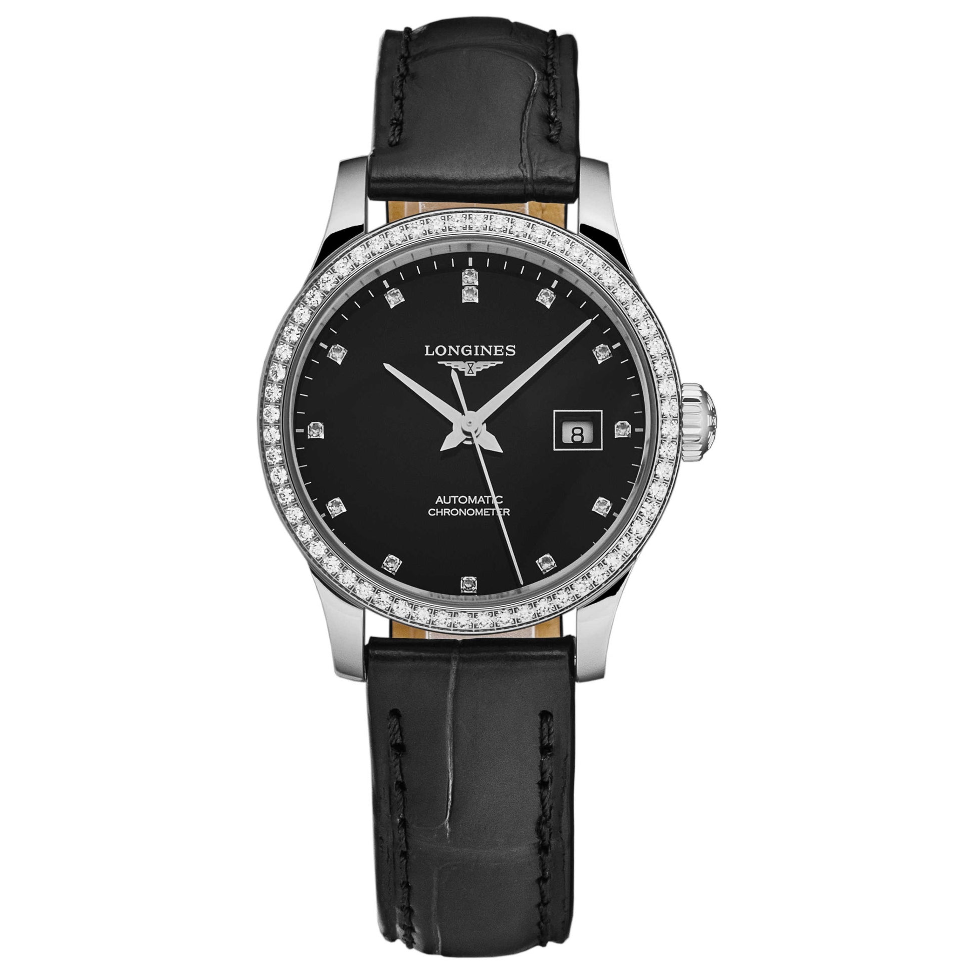 Front view of Longines Record Women's Automatic Watch L23210572