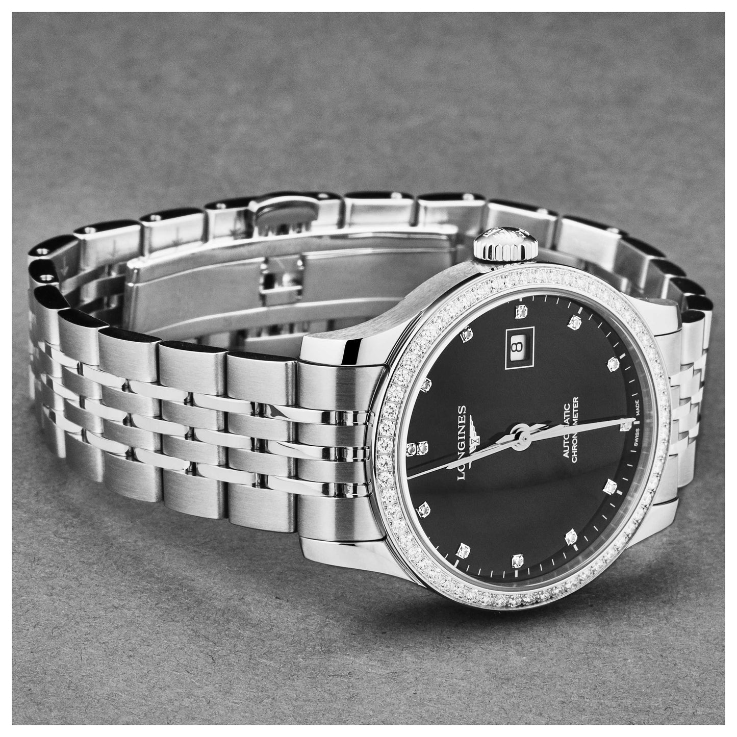 Longines Record Women's Automatic Watch L23210576 - Image #2