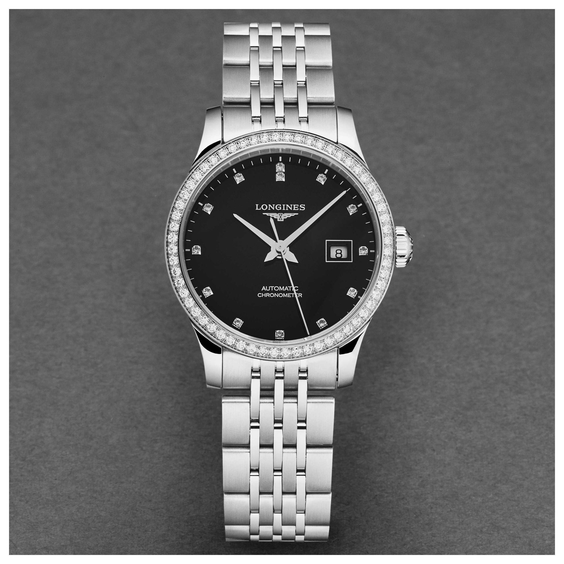 Longines Record Women's Automatic Watch L23210576 - Image #4
