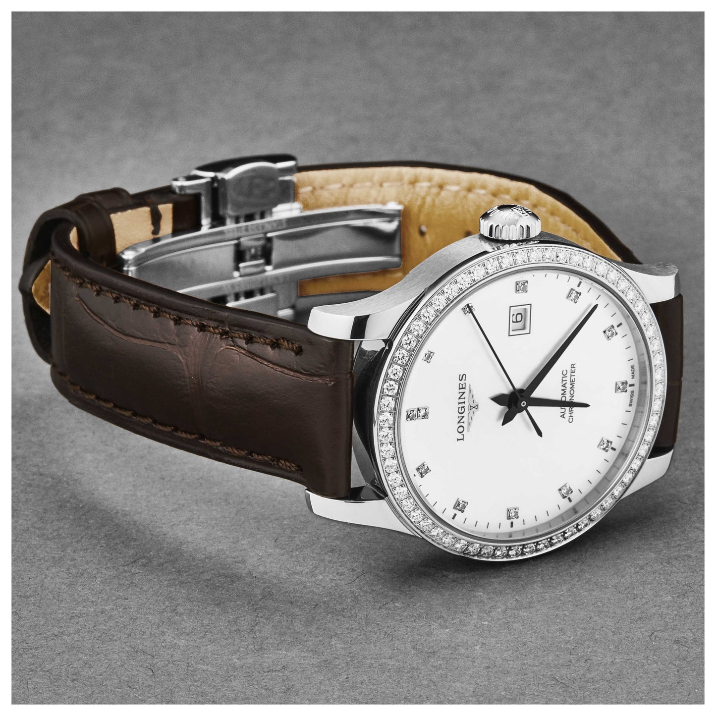 Longines Record Women's Automatic Watch L23210872 - Image #2