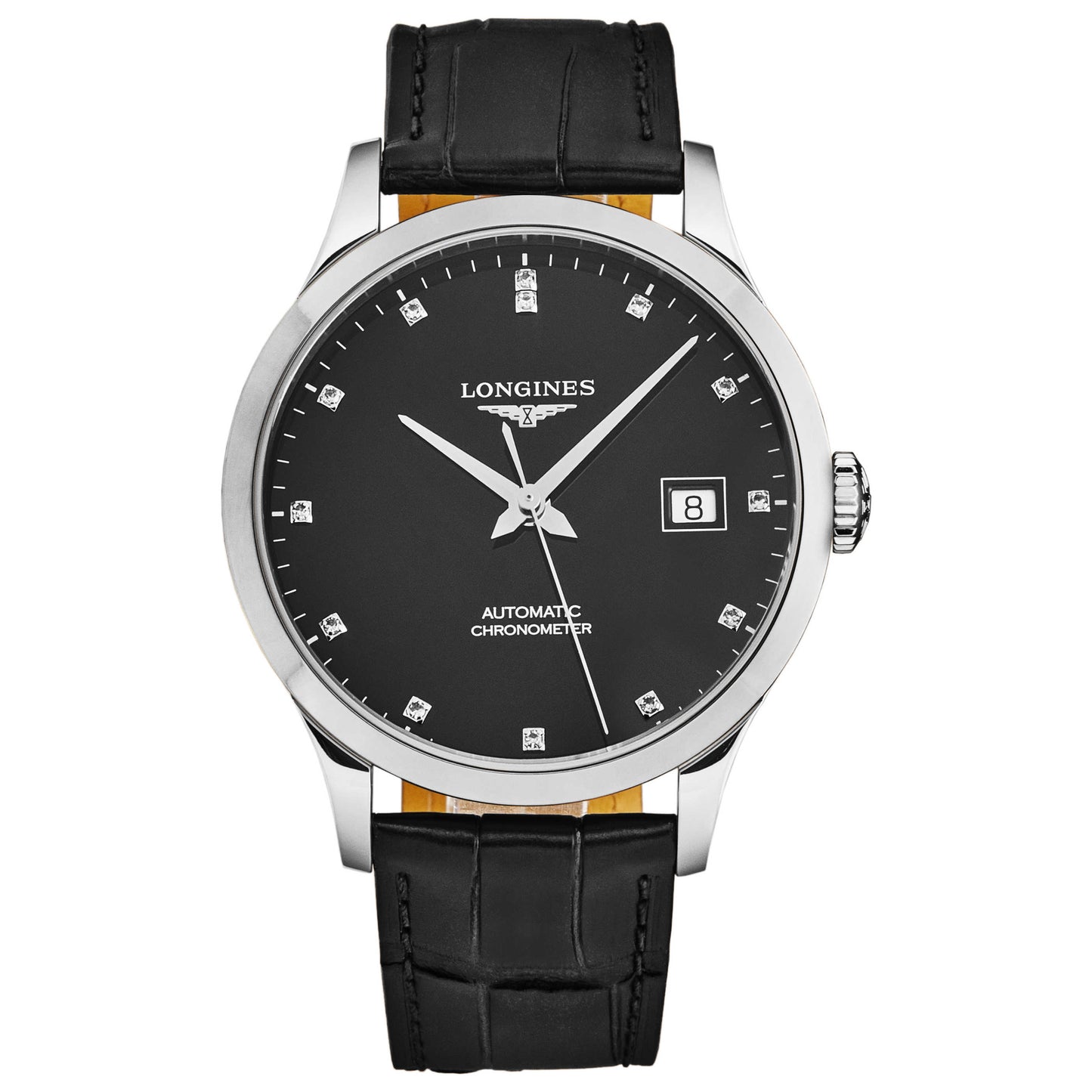 Front view of Longines Record Men's Automatic Watch L28204572