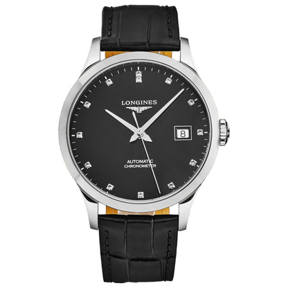 Front view of Longines Record Men's Automatic Watch L28204572