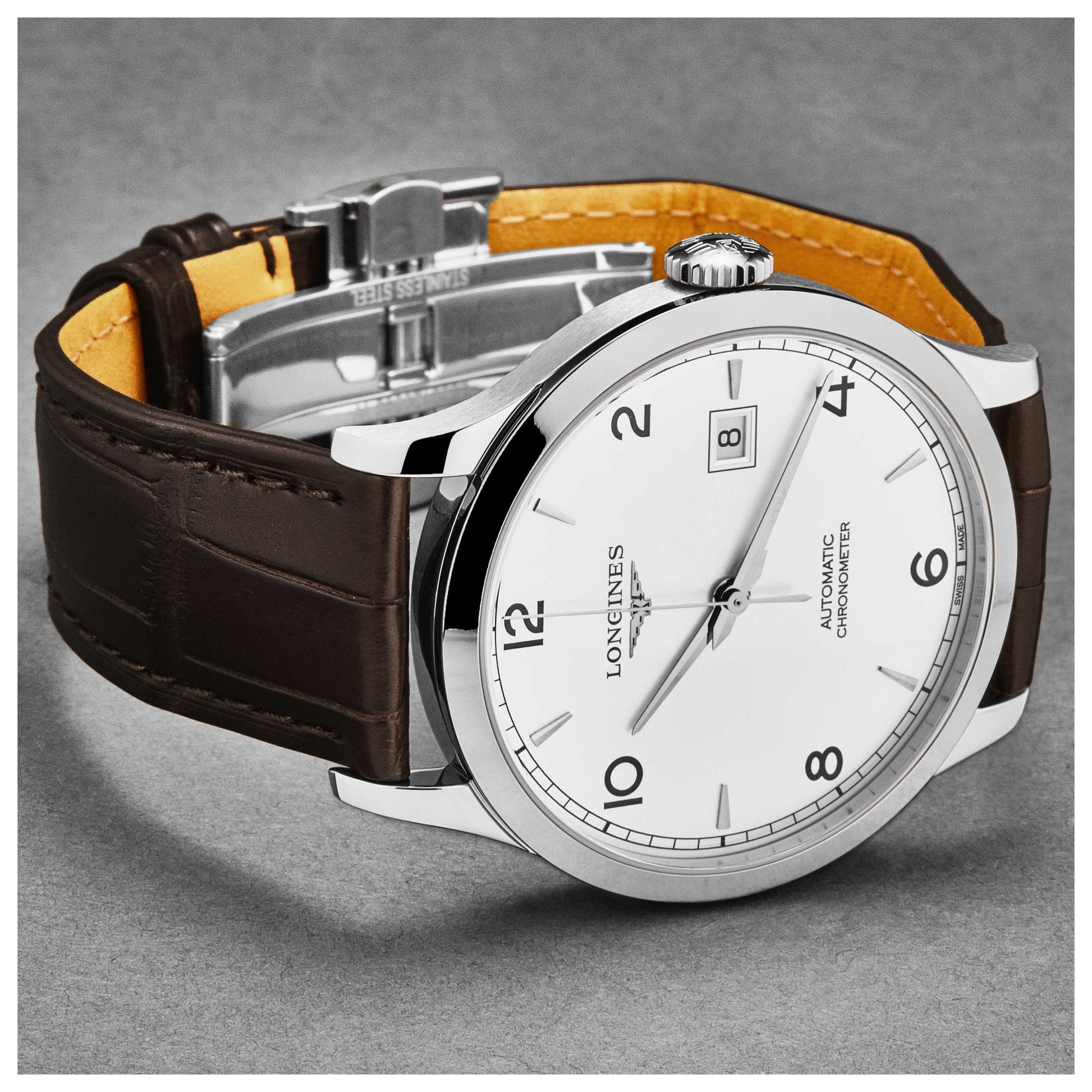 Longines Record Men's Automatic Watch L28204762 - Image #2