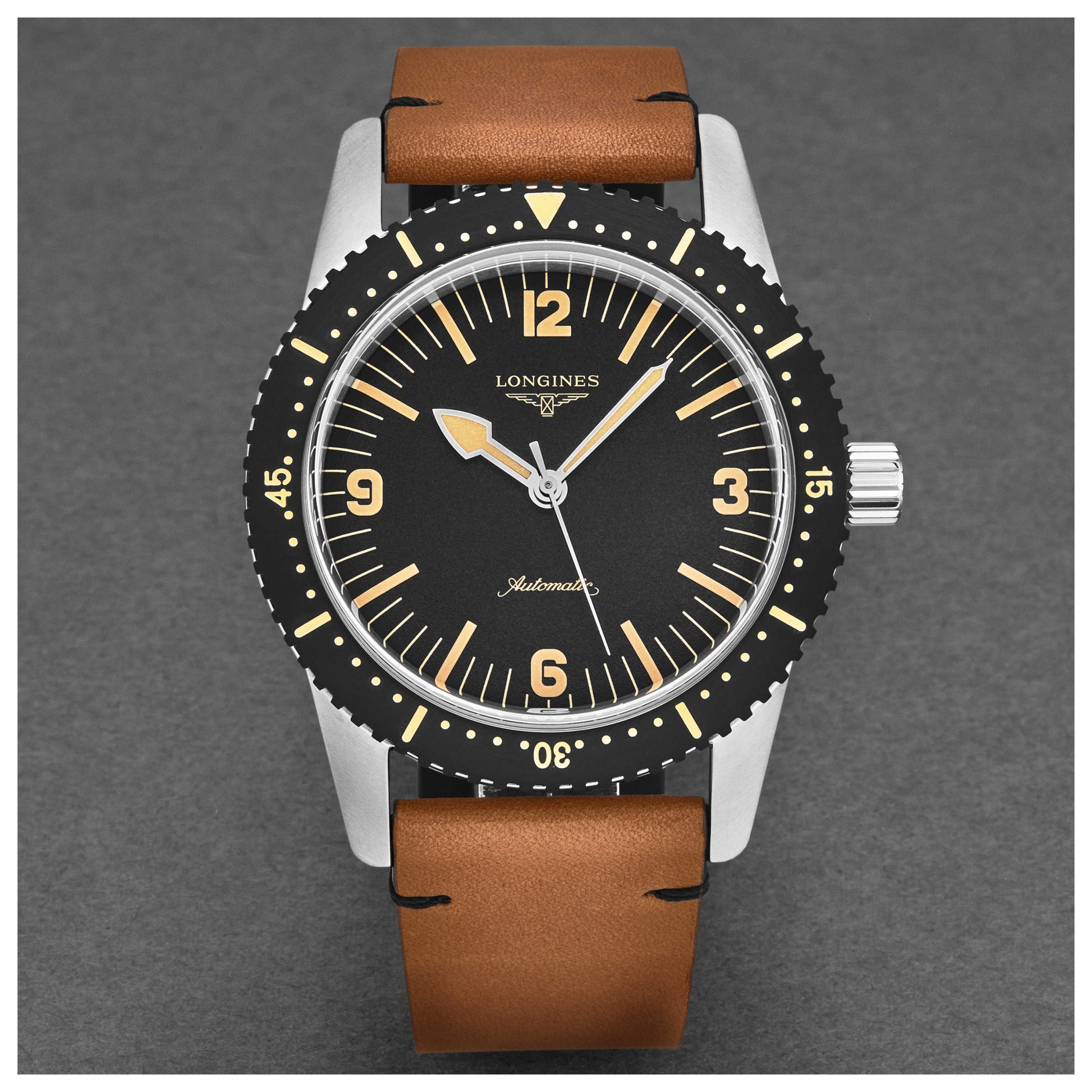 Longines Heritage Diver Men's Automatic Watch L28224562 - Image #3