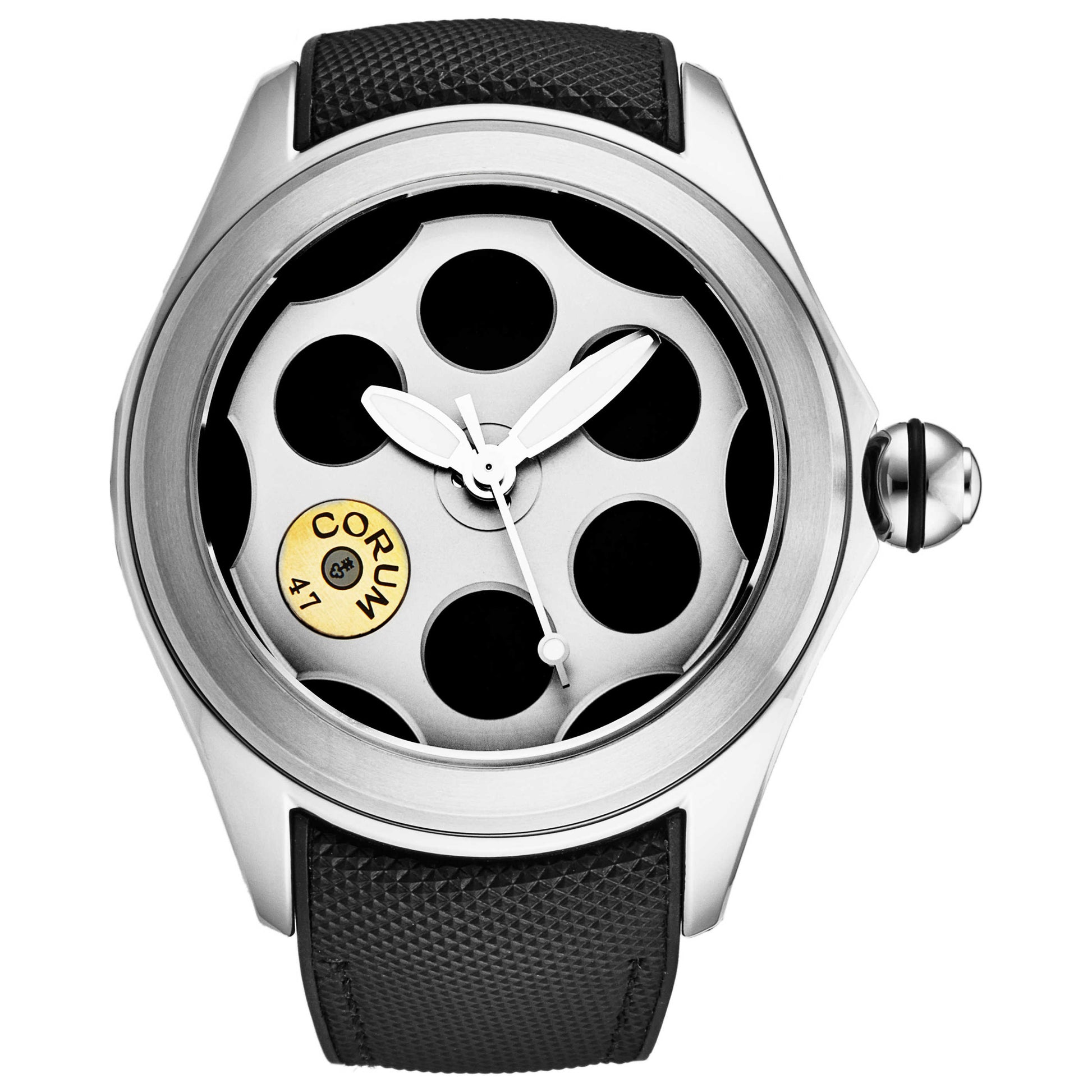 Front view of Corum Bubble Men's Automatic Watch L407/03573