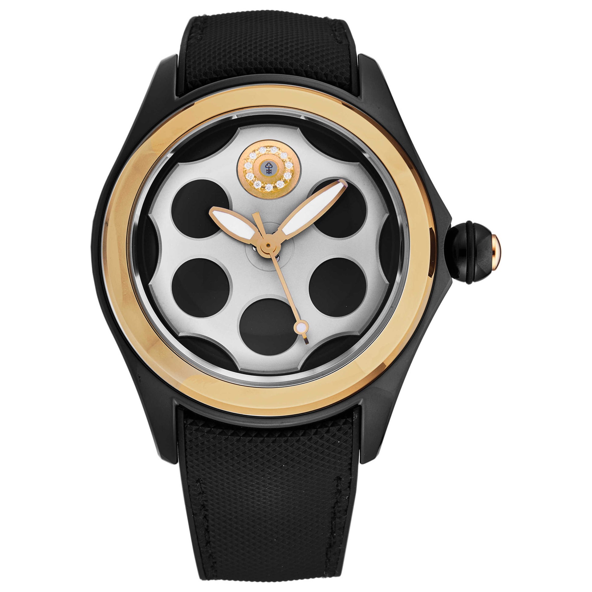Front view of Corum Bubble Men's Automatic Watch L407/03975