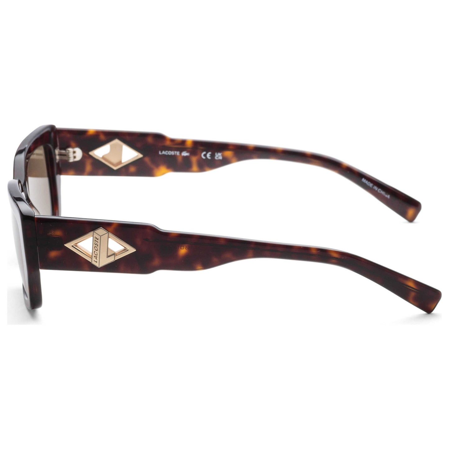 Left view of Lacoste Women's Sunglasses L6021S-214-55