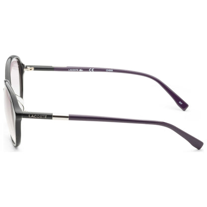 Left view of Lacoste Fashion Unisex Sunglasses L854SA-001-57