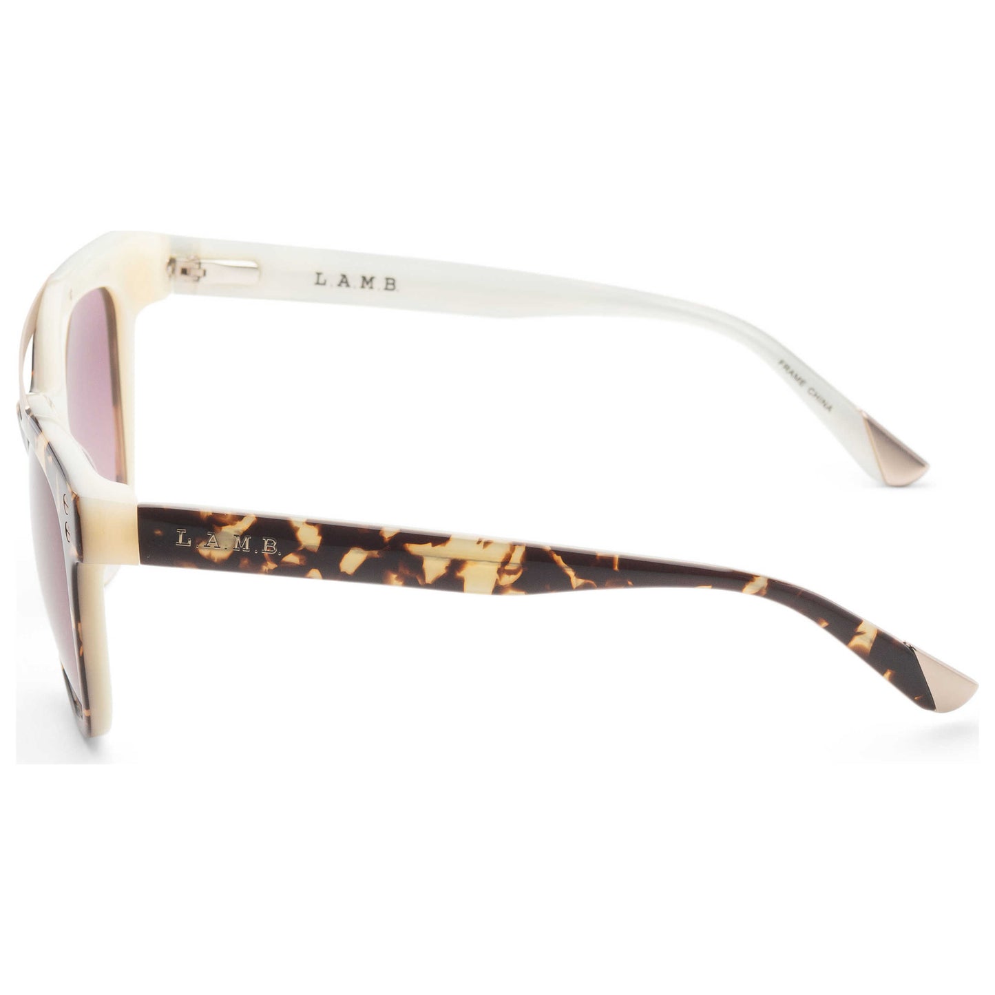 Left view of L.A.M.B. Women's Sunglasses LA508-TOR-53