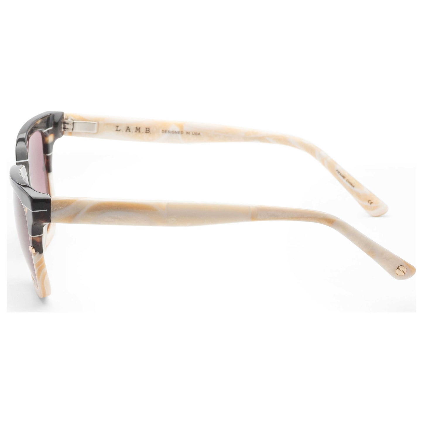 Left view of L.A.M.B. Women's Sunglasses LA553-TOR-51