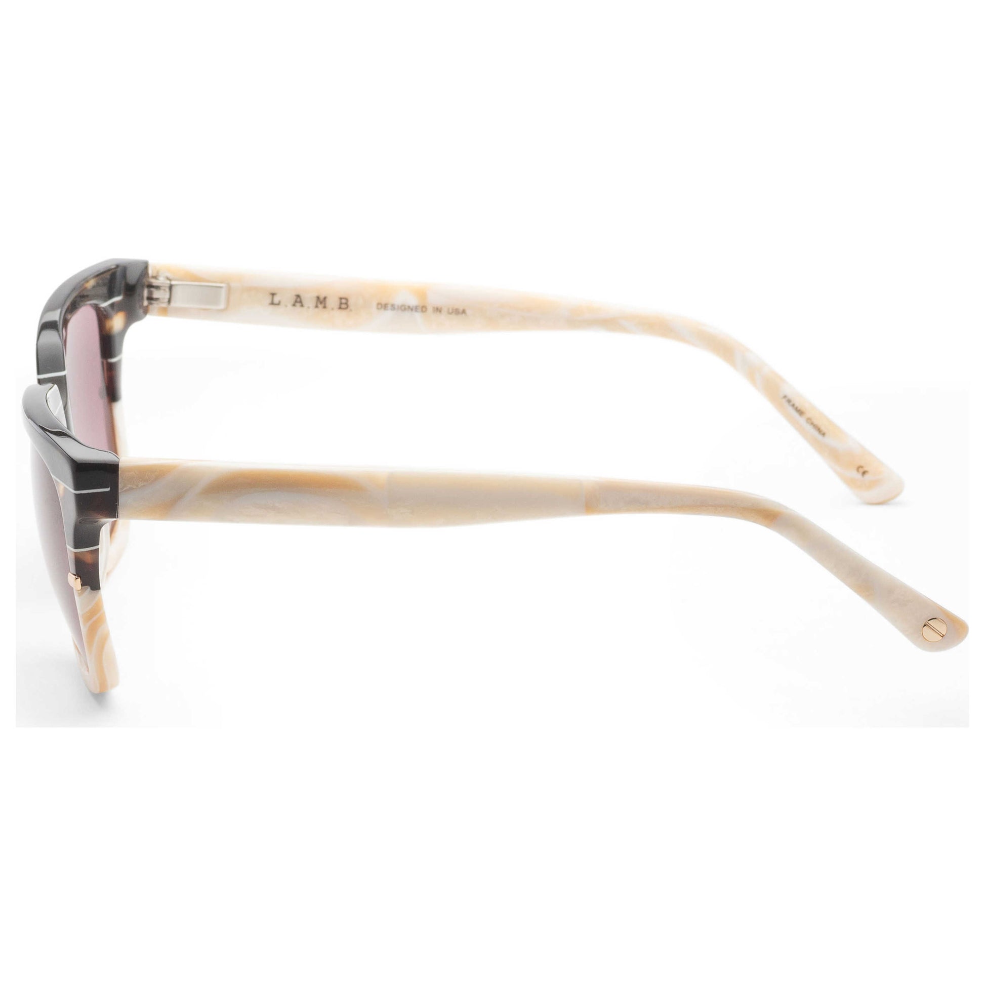 Left view of L.A.M.B. Women's Sunglasses LA553-TOR-51