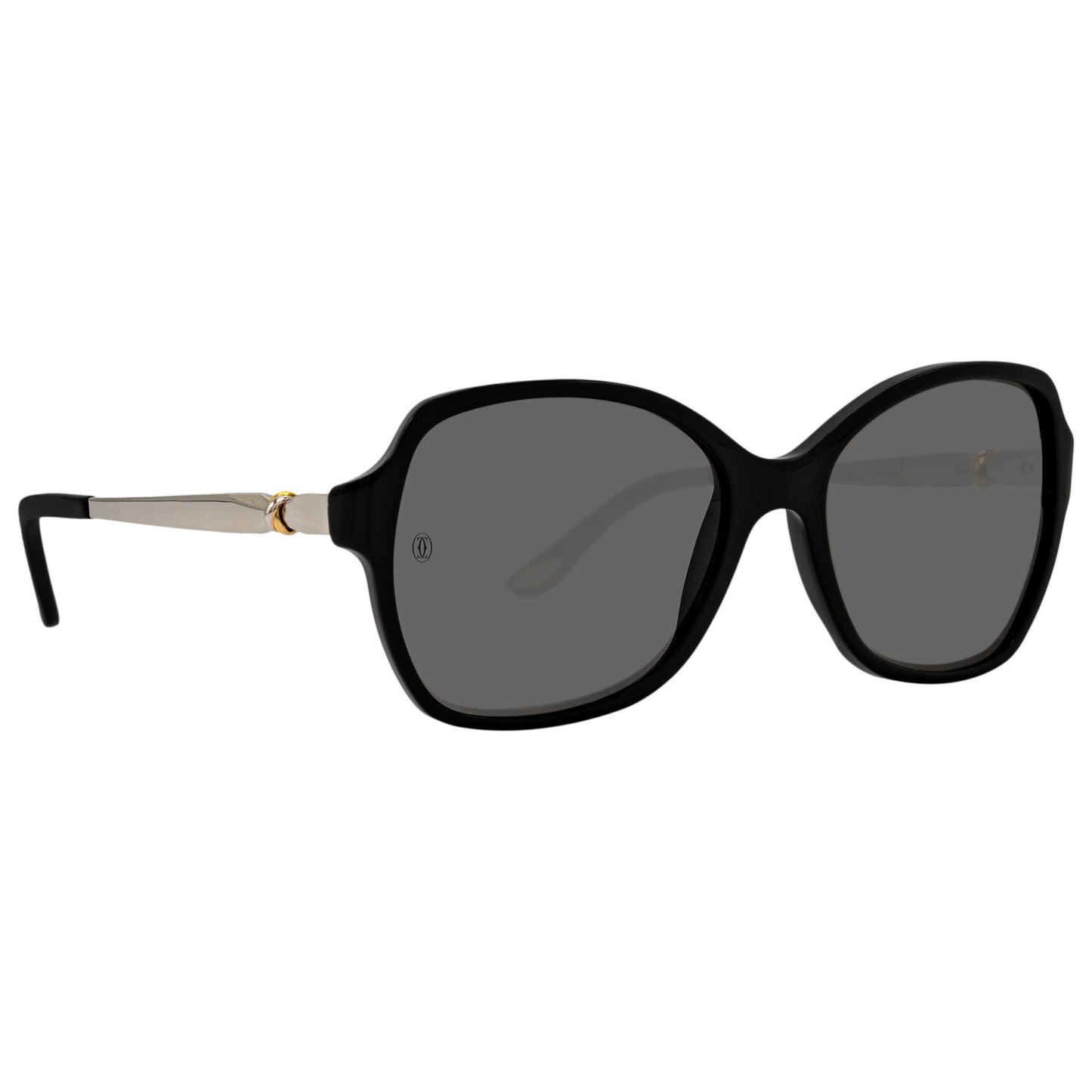 Front view of Cartier Fashion Women's Sunglasses LADY-TRINITY-T8201063-B-G-GR55-55