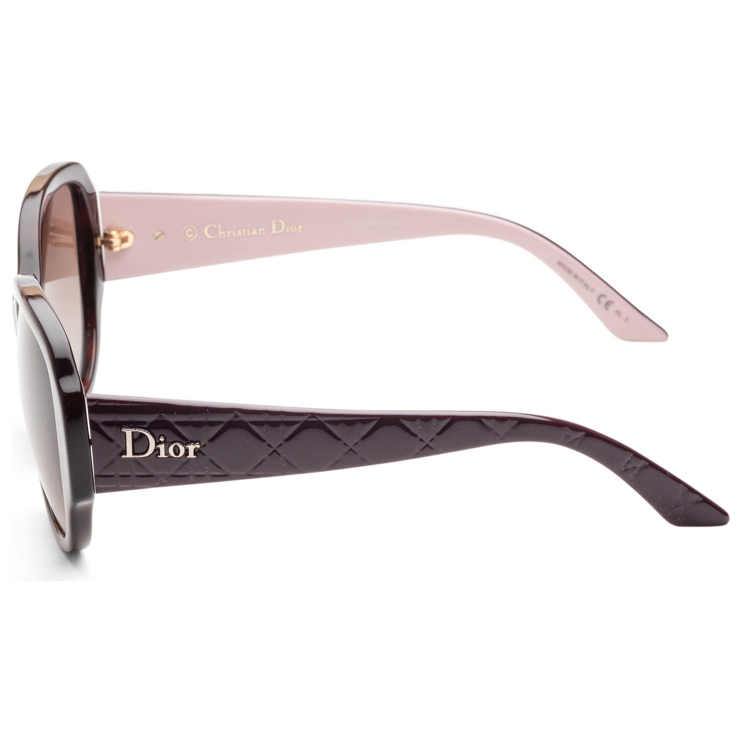 Left view of Christian Dior Lady Women's Sunglasses LADYI1FS-CZZ-LA