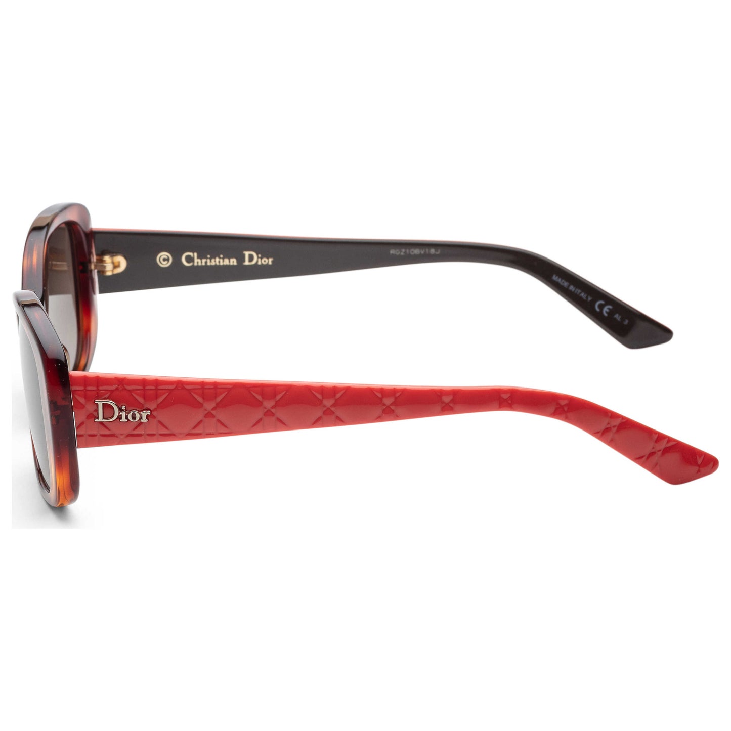 Left view of Christian Dior Lady Women's Sunglasses LADYI1S-98Q-JD