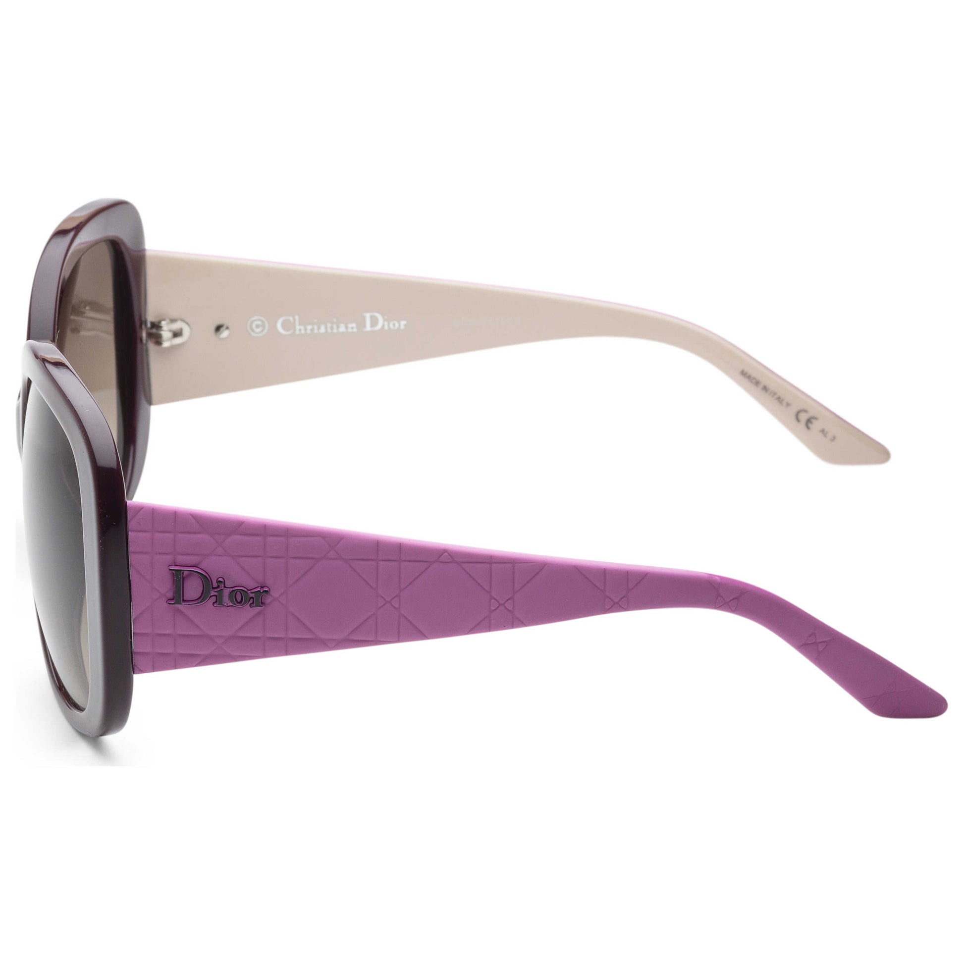 Left view of Christian Dior Lady Women's Sunglasses LADYI2S-98Q-HA
