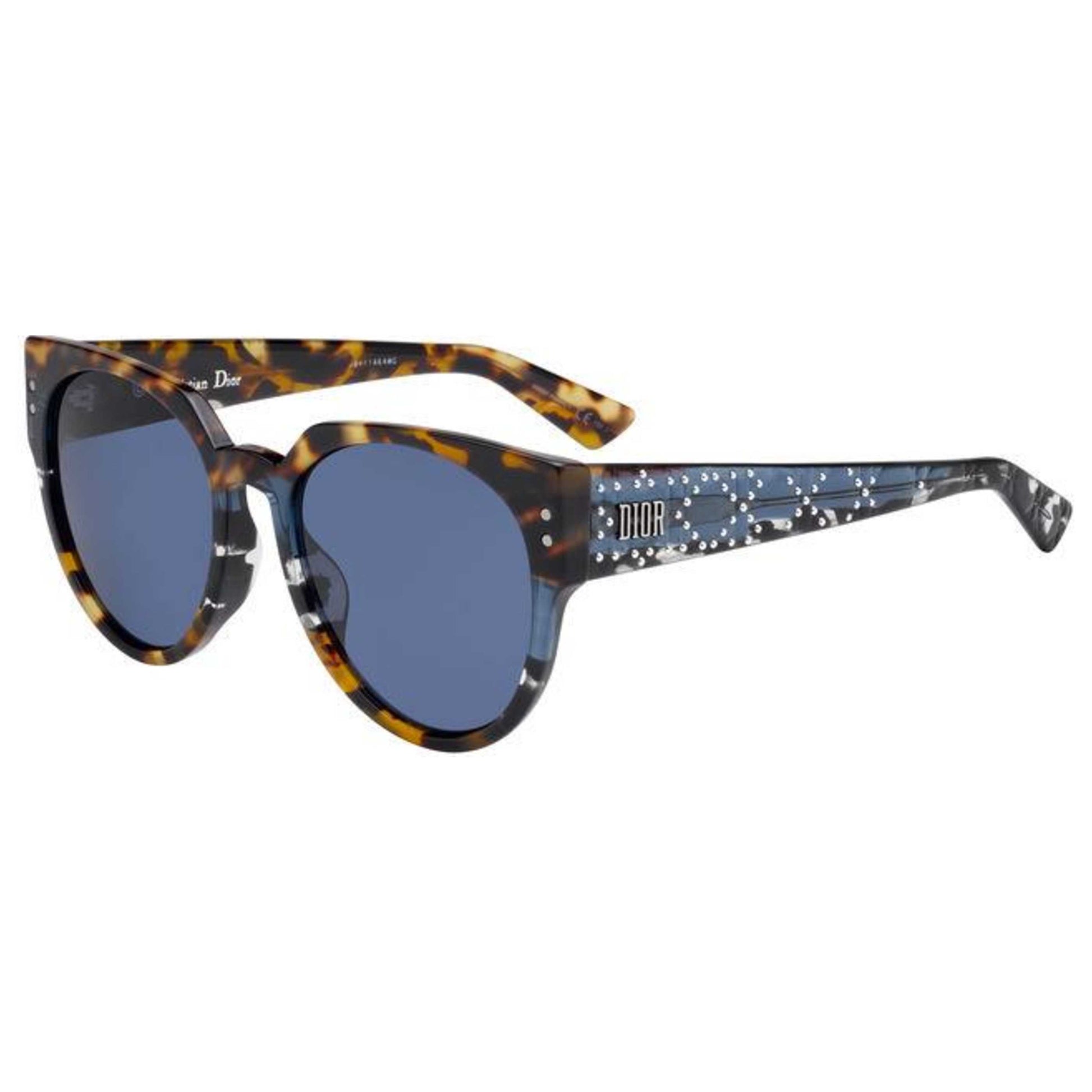 Front view of Christian Dior Lady Stud Women's Sunglasses LADYSTD3FS-JBW-KU