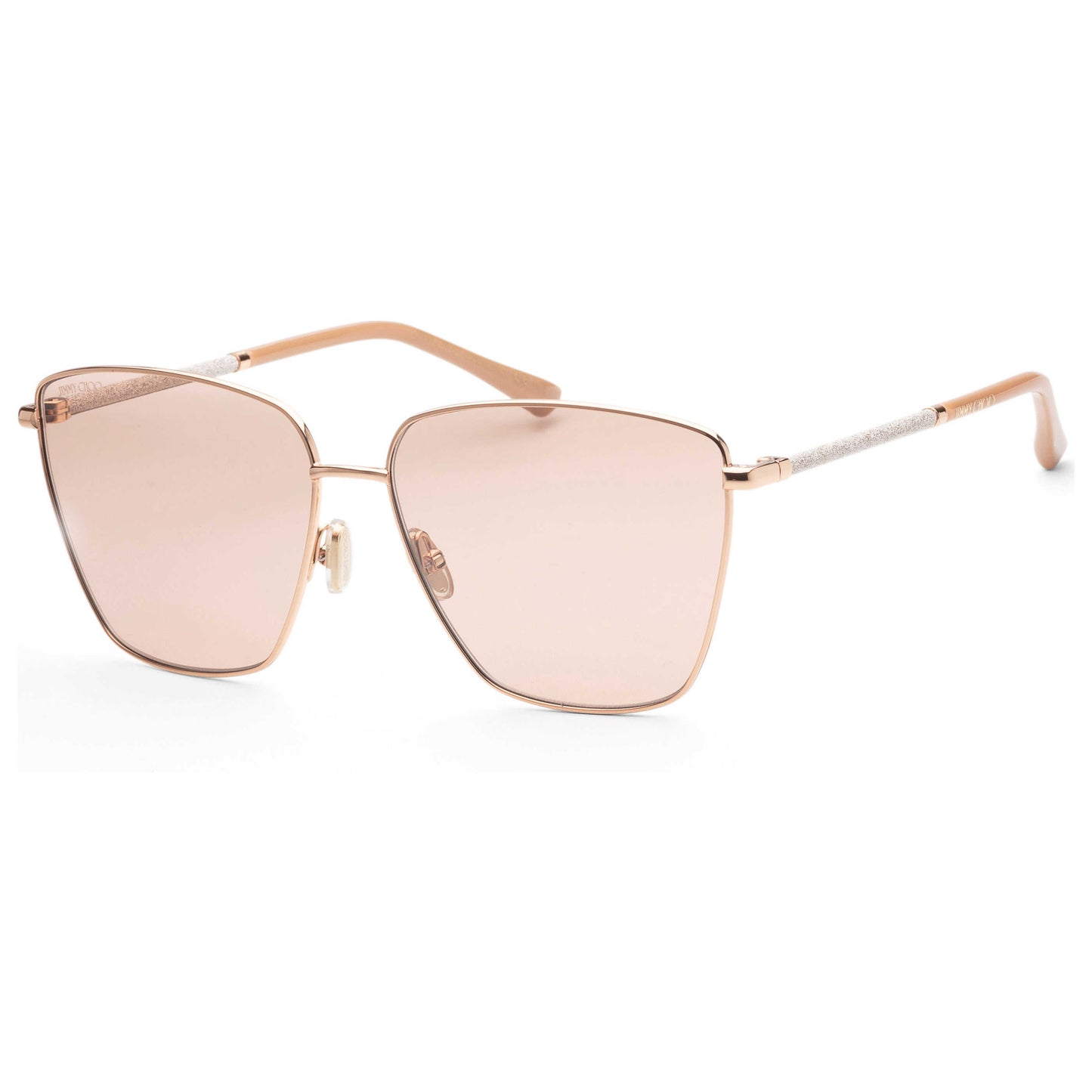 Front view of Jimmy Choo Lavi Women's Sunglasses LAVIS-0BKU-2S