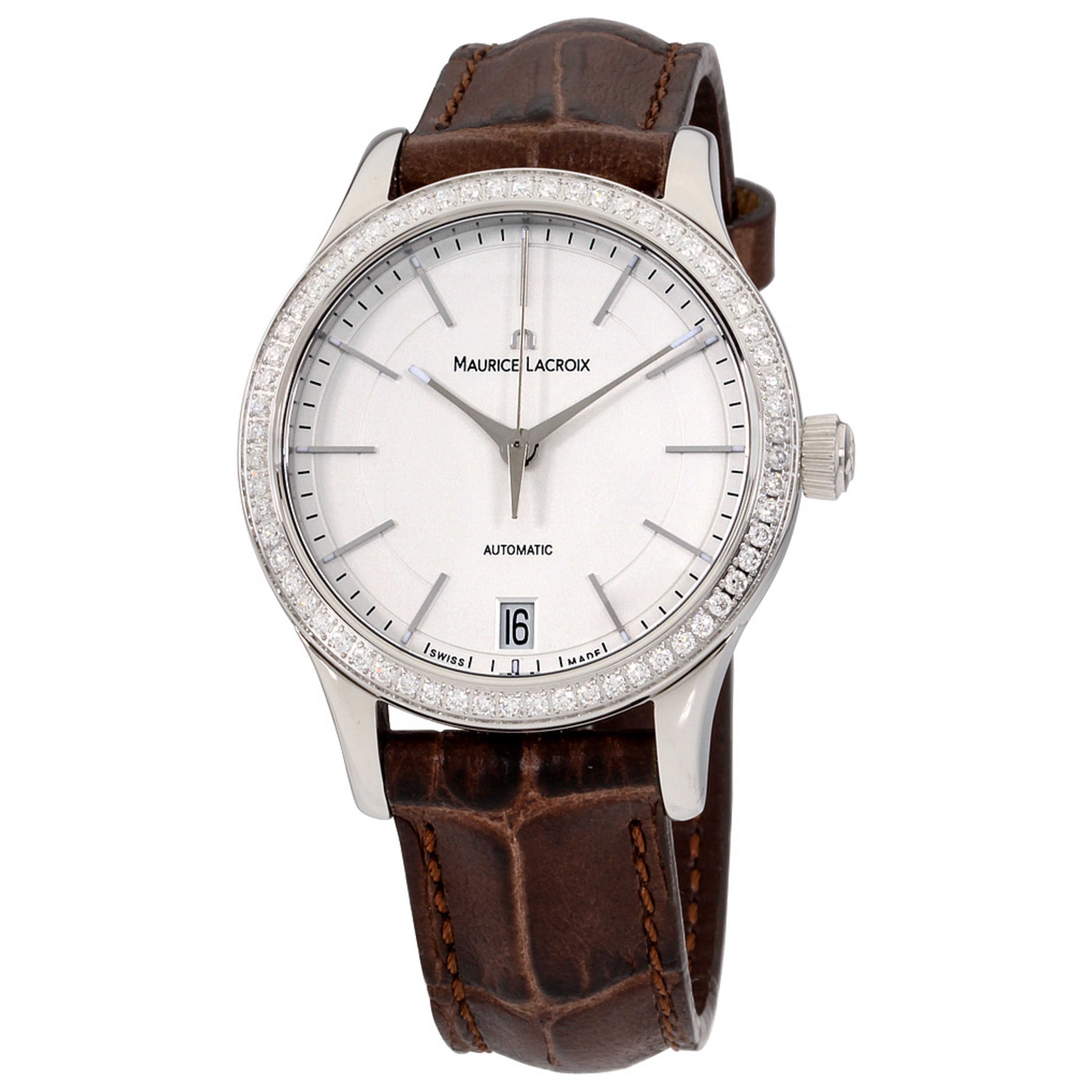 Front view of Maurice Lacroix Les Classiques Date Women's Automatic Watch LC6016-SD501-130-1