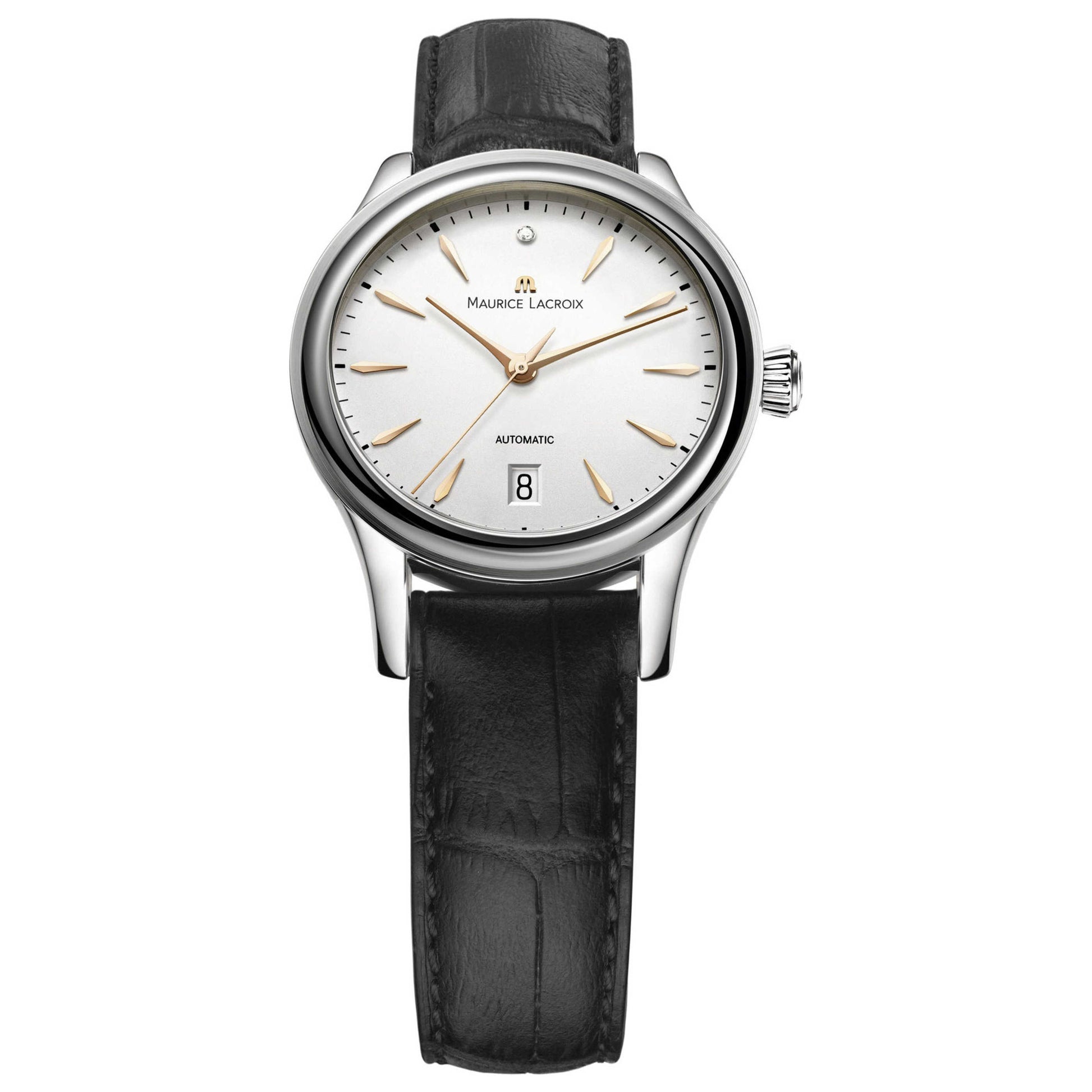 Front view of Maurice Lacroix Les Classiques Women's Automatic Watch LC6026-SS001-156