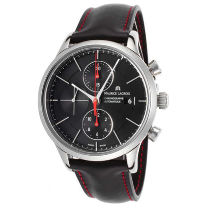 Front view of Maurice Lacroix Les Classiques Men's Automatic Watch LC6058-SS001-332-1