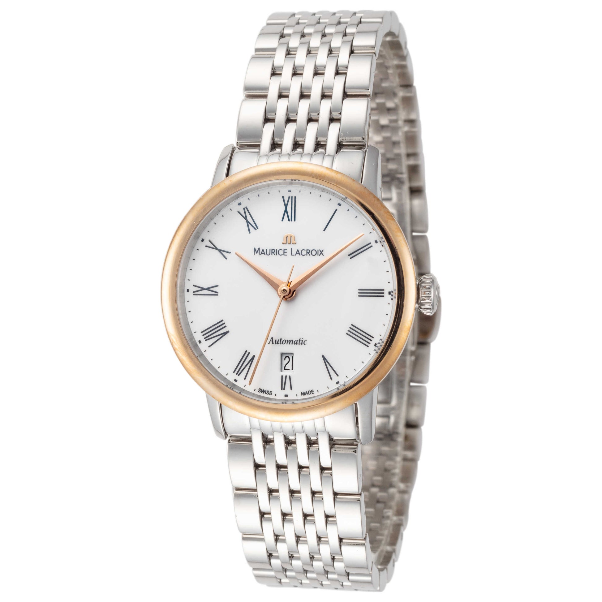 Front view of Maurice Lacroix Les Classiques Women's Automatic Watch LC6063-PS102-110